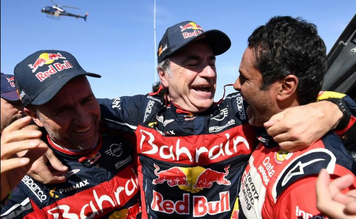 Carlos Sainz, ganador del Rally Dakar 2020