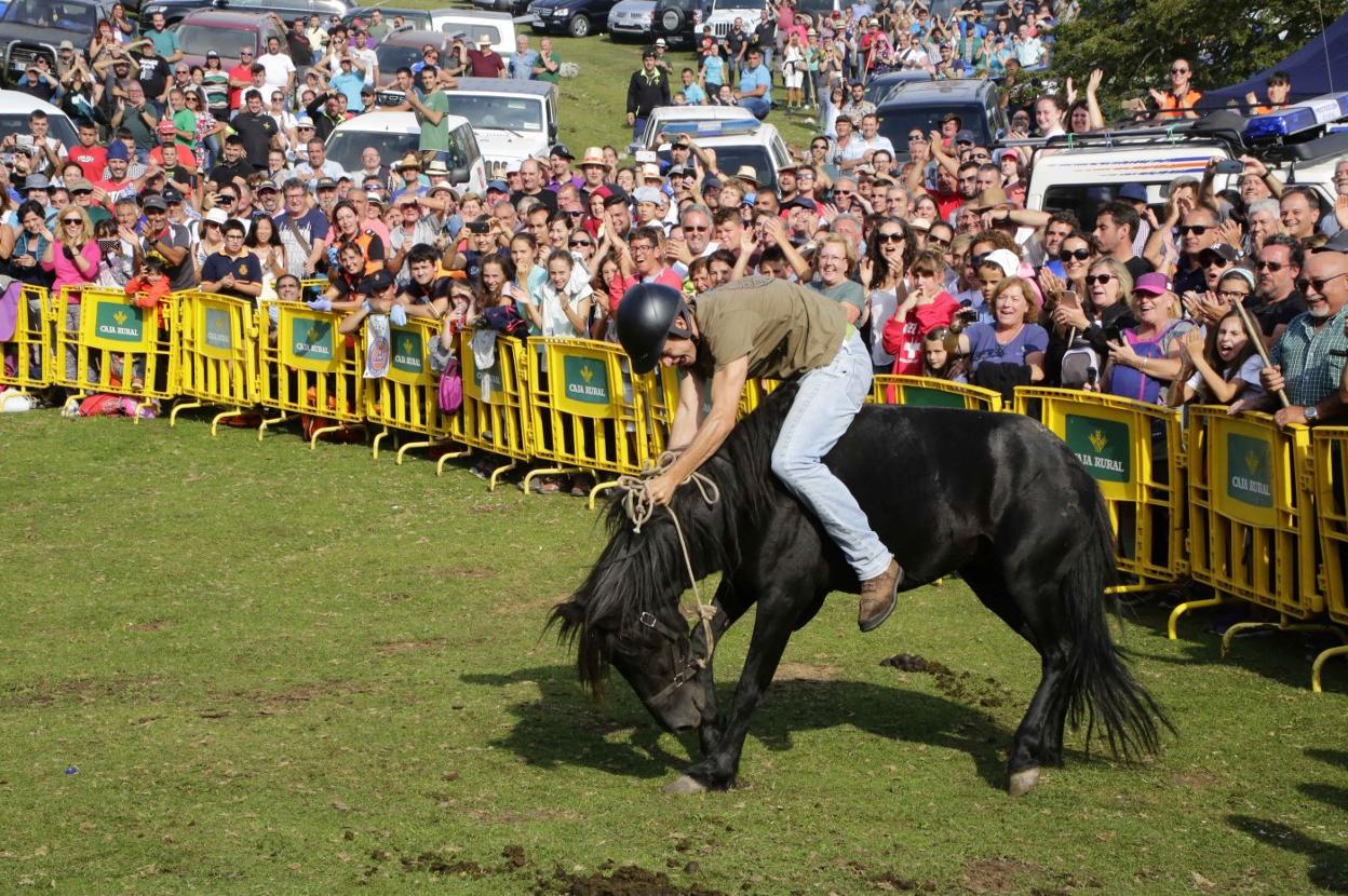 Un momento de la última Fiesta del Asturcón. 