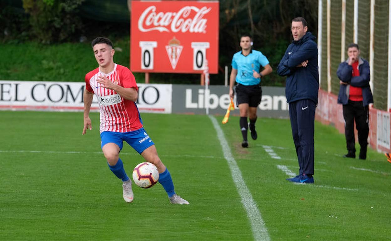 El sportinguista David Argüelles, convocado por la Selección Española Sub 18 para la Copa del Atlántico