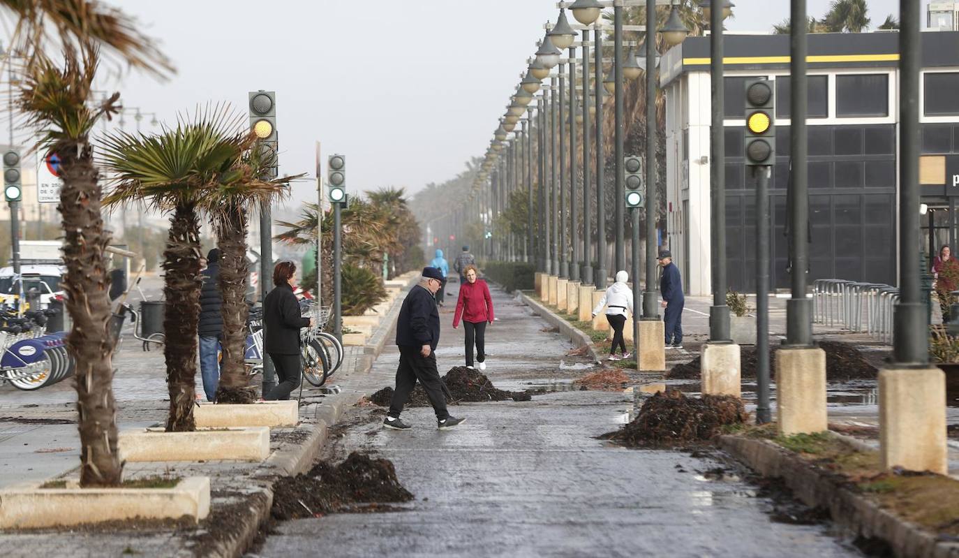 El temporal amaina tras dejar a su paso todo el litoral destrozado y lluvias de 800 litros, granizadas cerca del mar, desbordamiento de ríos, olas de hasta ocho metros, nevadas copiosas de casi 90 centímetros de espesor, rescates, pueblos aislados...