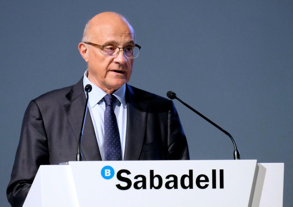 Josep Oliu, presidente de Banco Sabadell. 