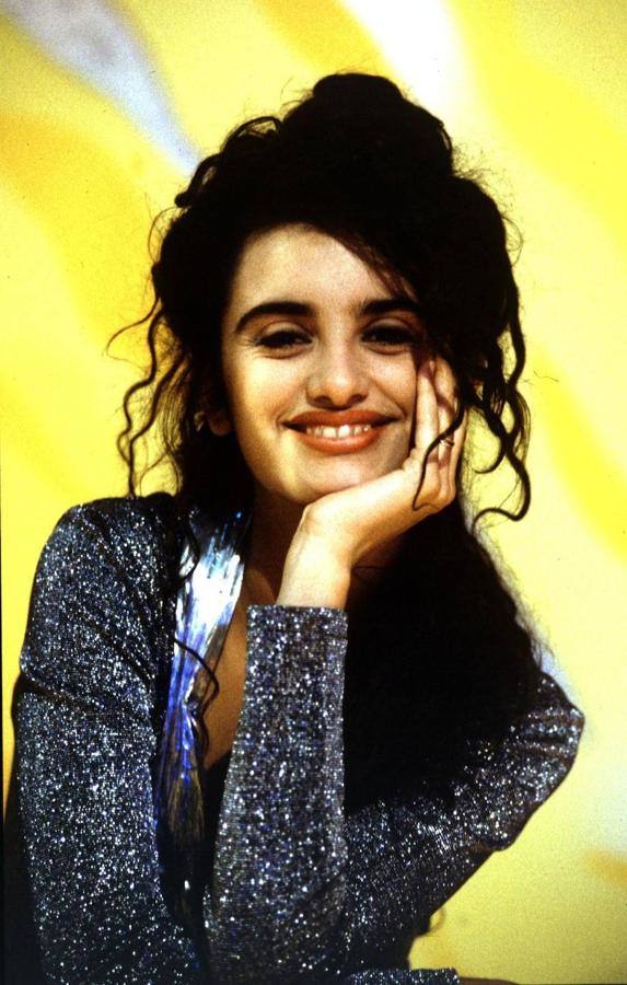 Penélope Cruz, en la época en que presentaba 'La quinta marcha'.