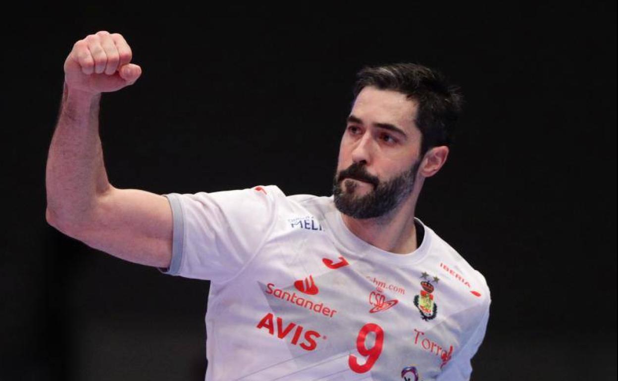 Raúl Entrerríos, capitán de la selección española de balonmano. 