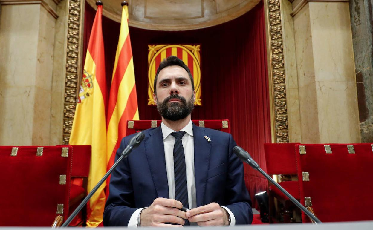 El presidente del Parlament de Cataluña, Roger Torrent.