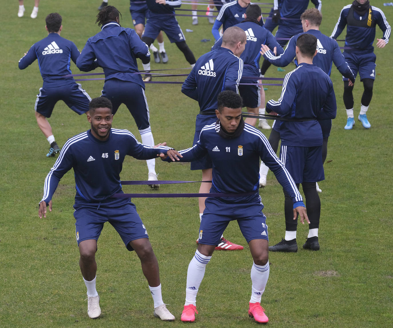 Fotos: Entrenamiento del Real Oviedo (29/01/2020)