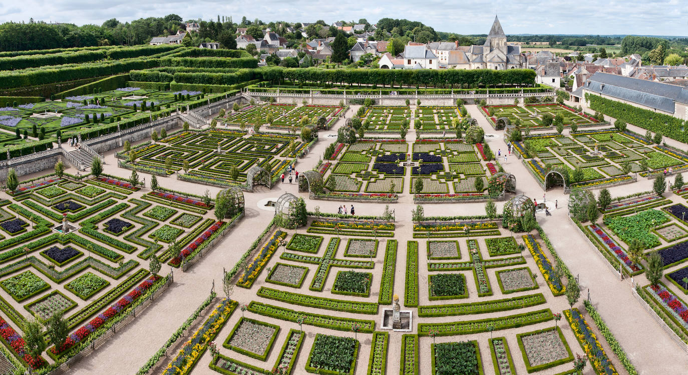 Jardines del Chateau de Villandry (Francia)