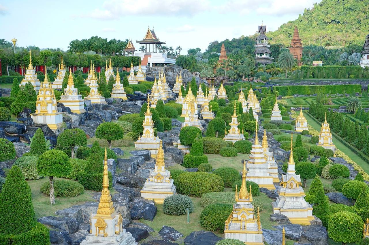 Jardín botánico de Nong Nooch (Tailandia) 