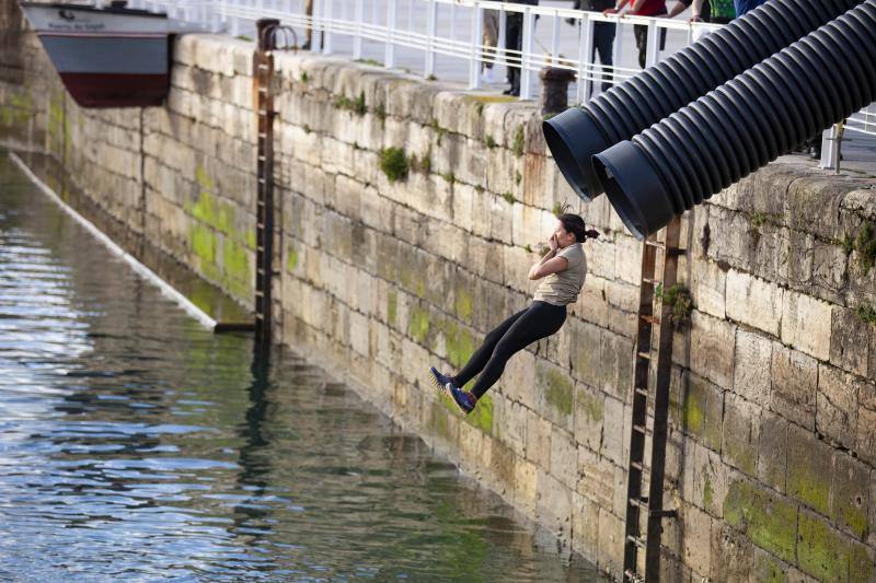 El entorno de Cimadevilla y el Puerto deportivo de Gijón acogieron este sábado la celebración de la Urban Race Gijón.