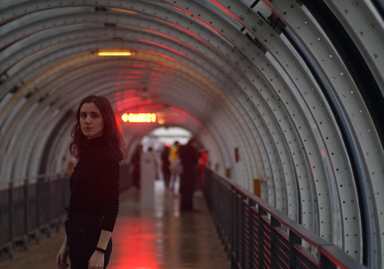 Cristina Valle, en el Pompidou de París.