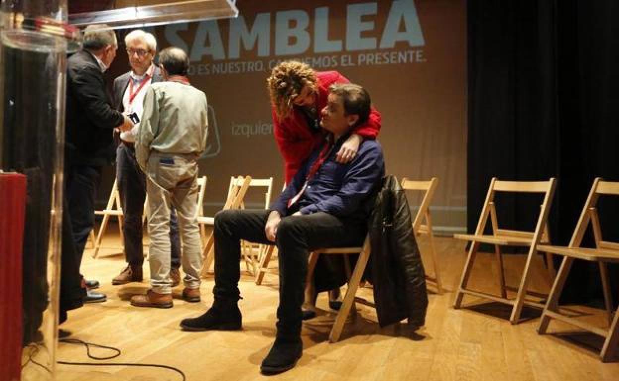 Alejandro Suárez, en la asamblea de este sábado. 