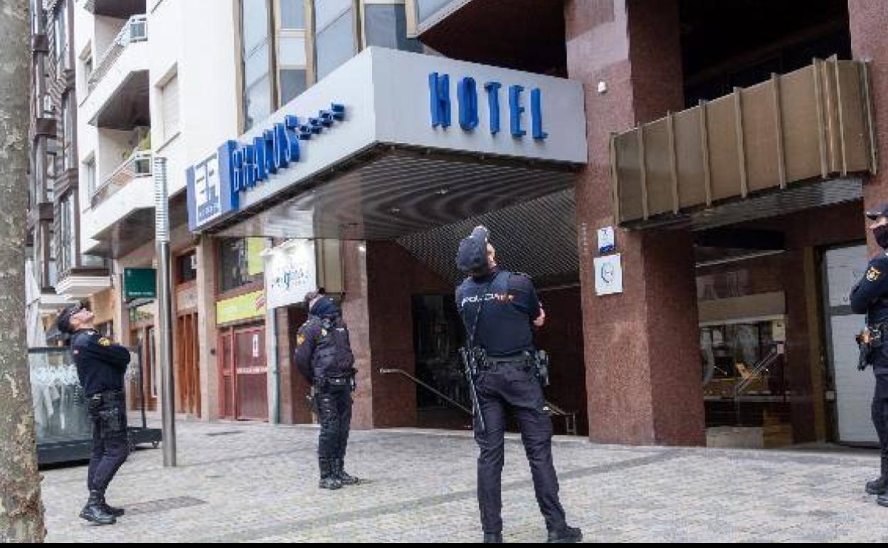 Hotel de Logroño donde el lunes donde apareció muerta una niña de 5 años