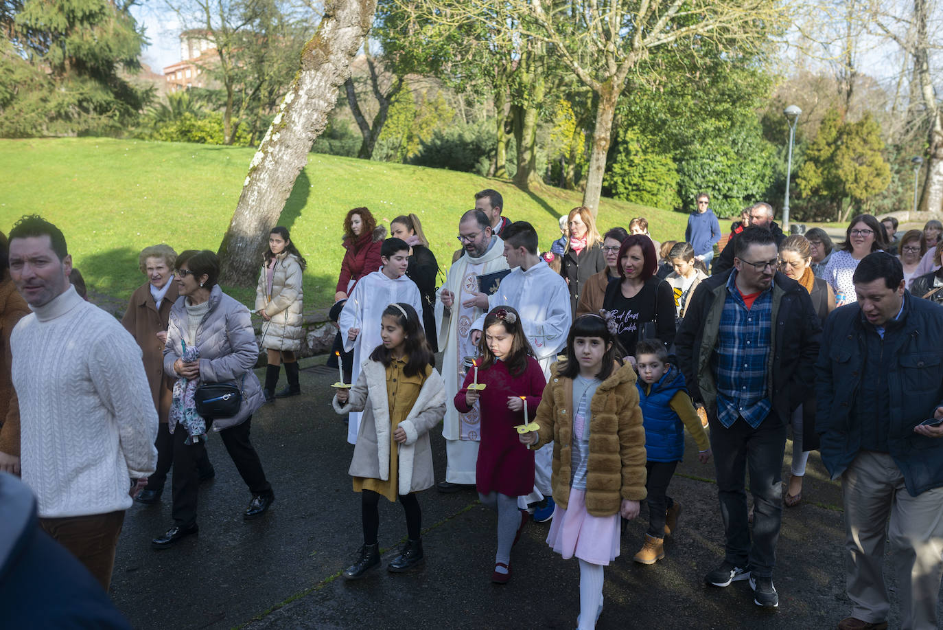 Procesión de La Candelaria en La Magdalena. 