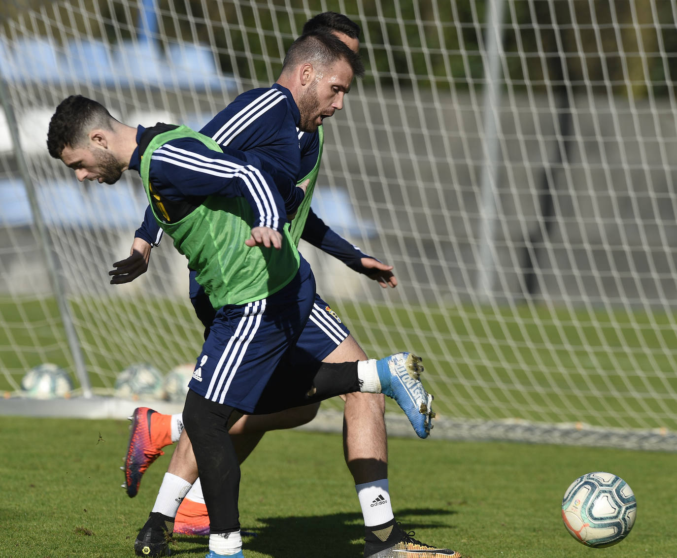 Los azules preparan su próximo partido ante el Rayo Vallecano