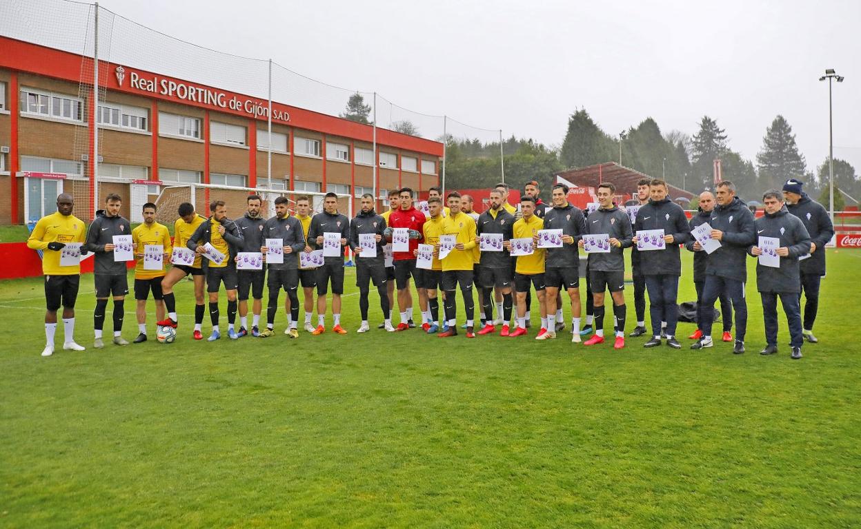 Crimen en Gijón | El Sporting, contra la violencia de género