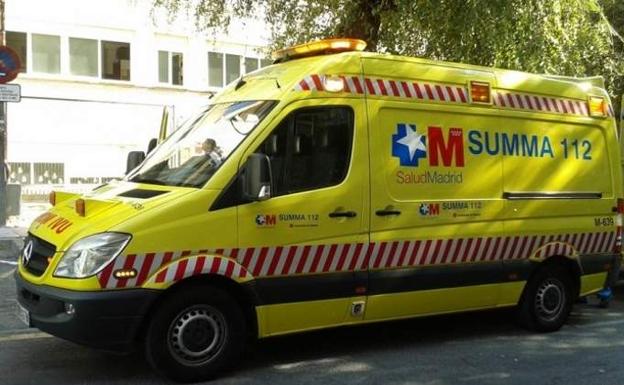 Imagen de una ambulancia del SUMMA. 