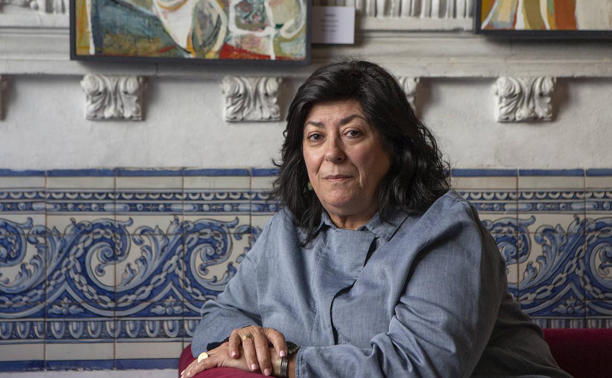 La escritora madrileña Almudena Grandes. :