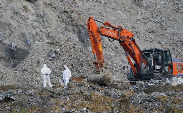 Se reanuda la búsqueda de los dos trabajadores sepultados en el vertedero de Zaldibar