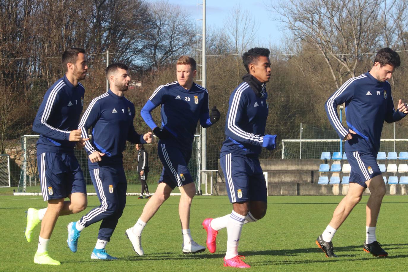 Fotos: Entrenamiento del Real Oviedo (8/02/2020)