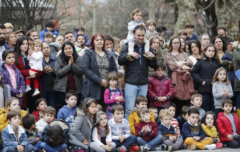 Hubo representaciones en Begoña, plaza del Instituto, seis de agosto y numerosas salas de la ciudad