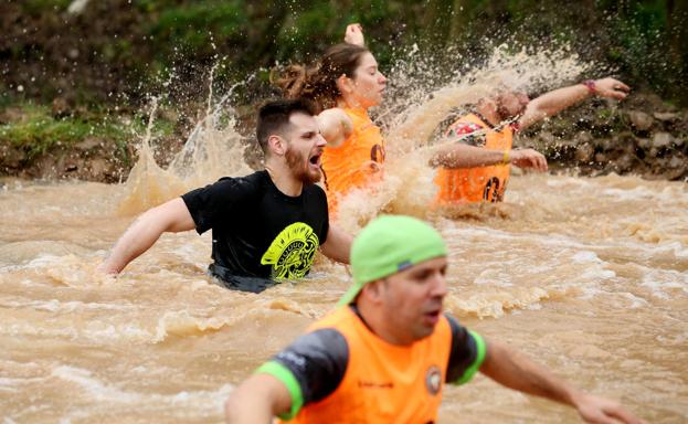 Una de las pruebas de la Farinato Race de Oviedo. 