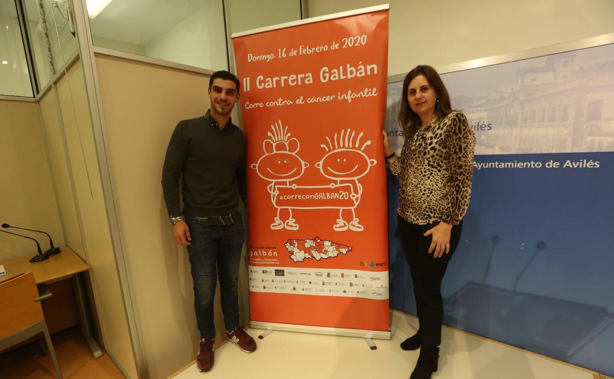 Presentación de la II Carrera Galbán en Avilés. 