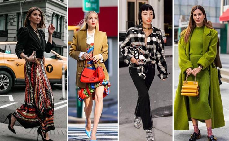 Los looks 'street style' más llamativos de la Semana de la Moda de Nueva York