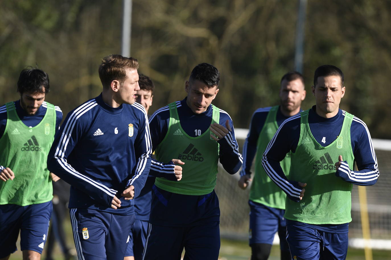 Los azules siguen con la preparación para el partido ante el Alcorcón