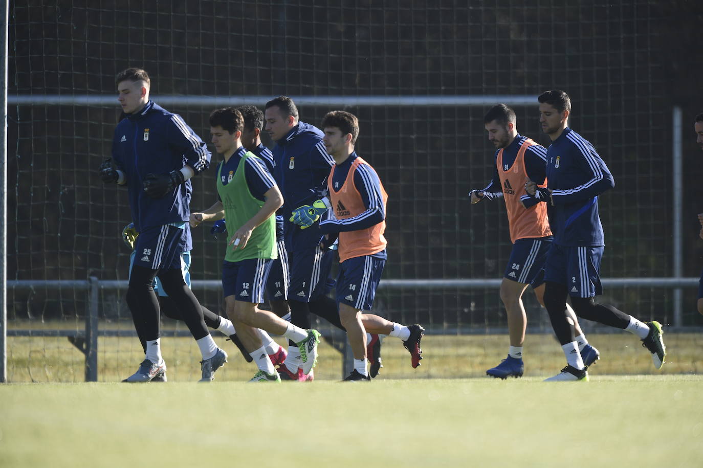 Los azules siguen con la preparación para el partido ante el Alcorcón