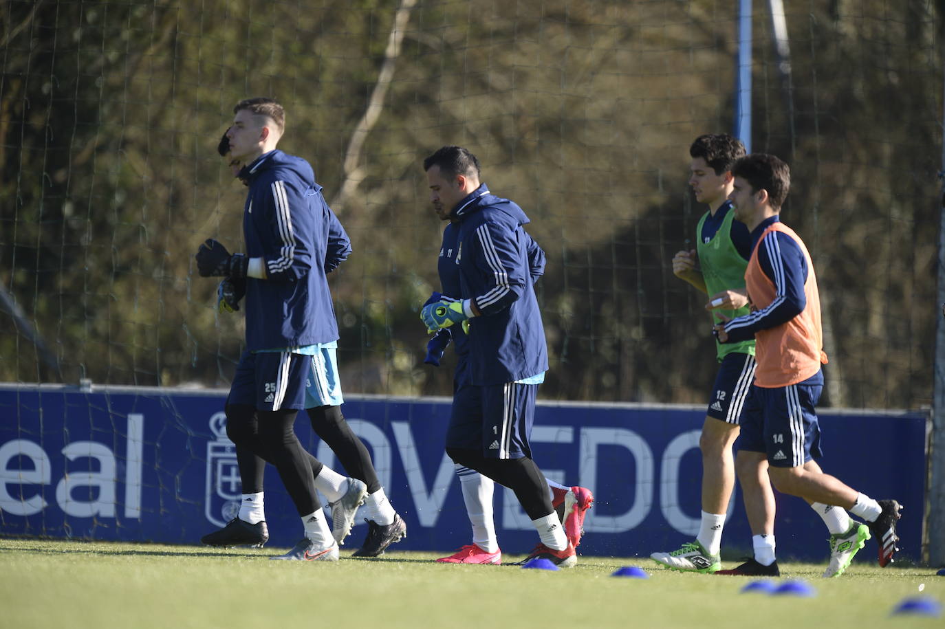 Los azules siguen con la preparación para el partido ante el Alcorcón