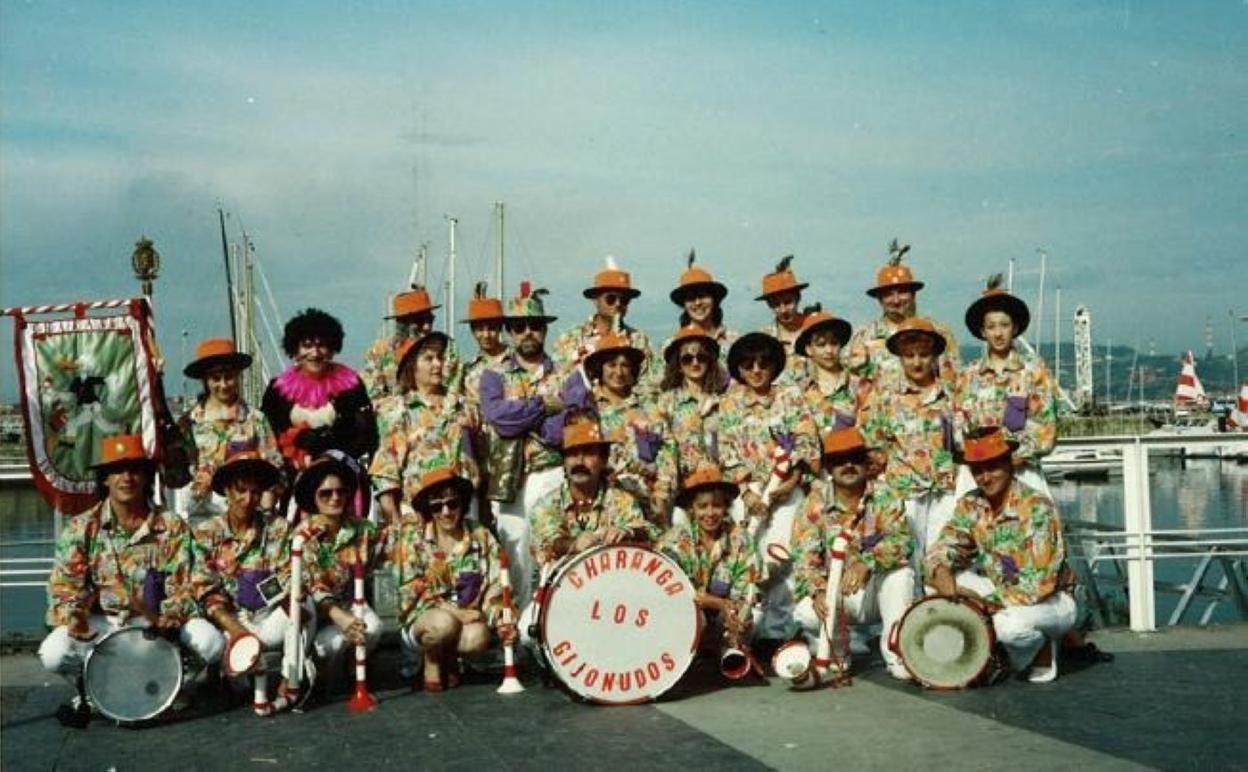 La formación, en una imagen que sus integrantes sitúan en 1984, en los inicios de su andadura. 