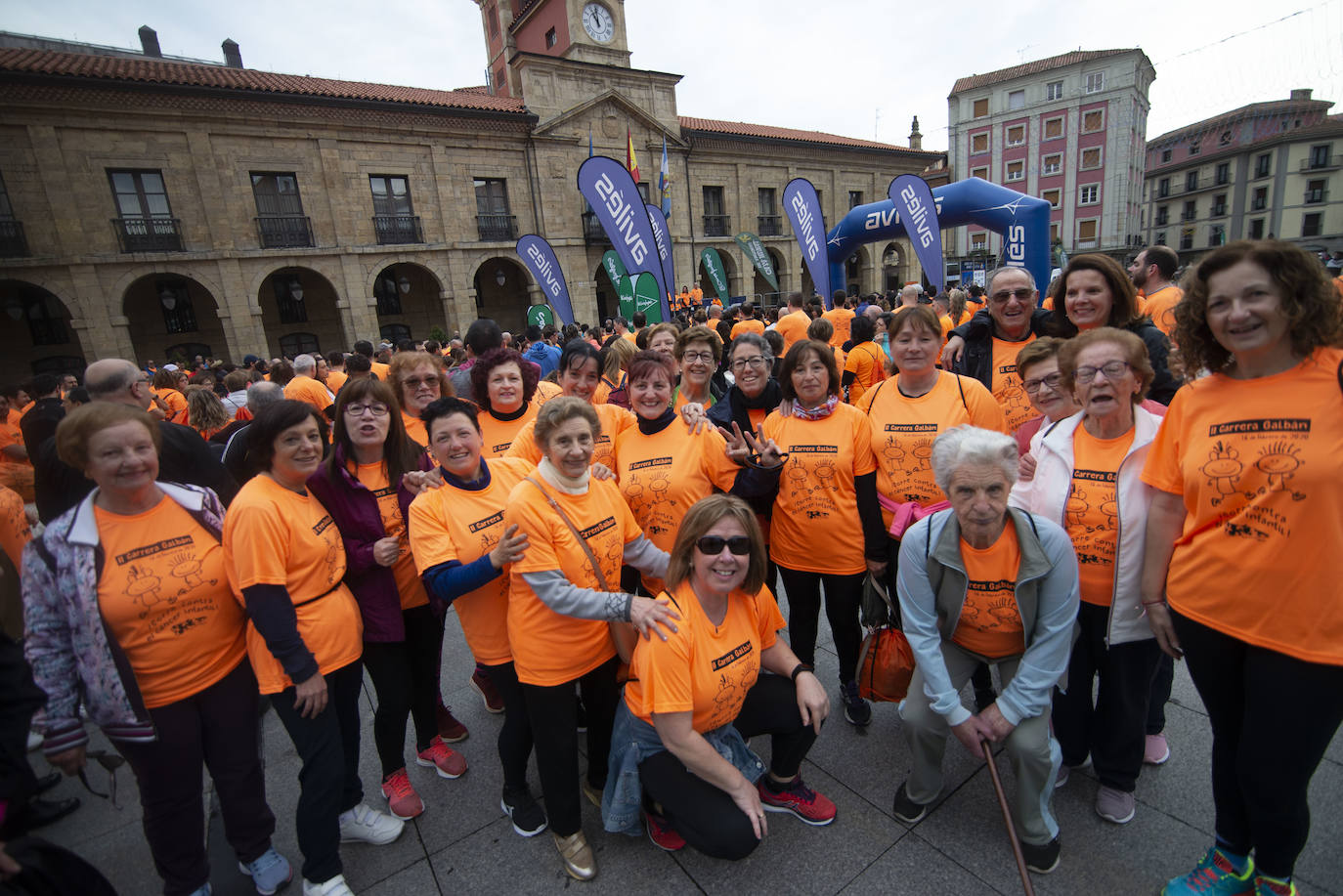 Avilés celebró la II Carrera Galbán contra el cáncer infantil