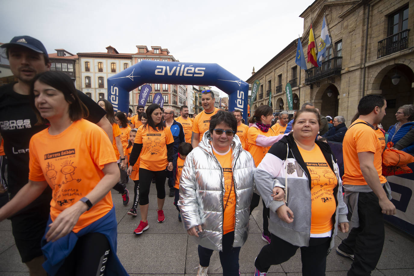 Avilés celebró la II Carrera Galbán contra el cáncer infantil