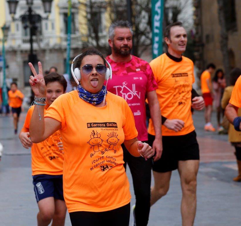 La capital del Principado acogió la II Carrera Galbán para recaudar fondos contra el cáncer infantil