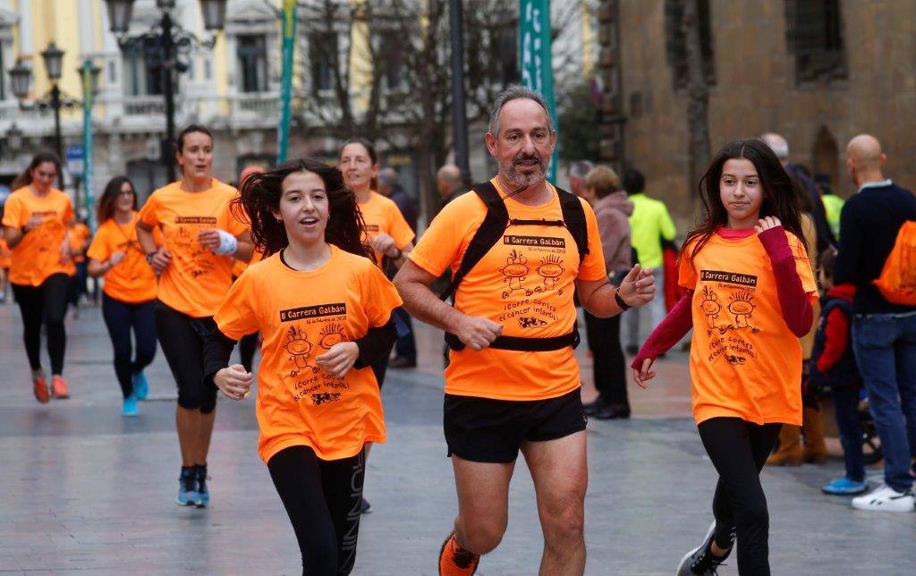 La capital del Principado acogió la II Carrera Galbán para recaudar fondos contra el cáncer infantil