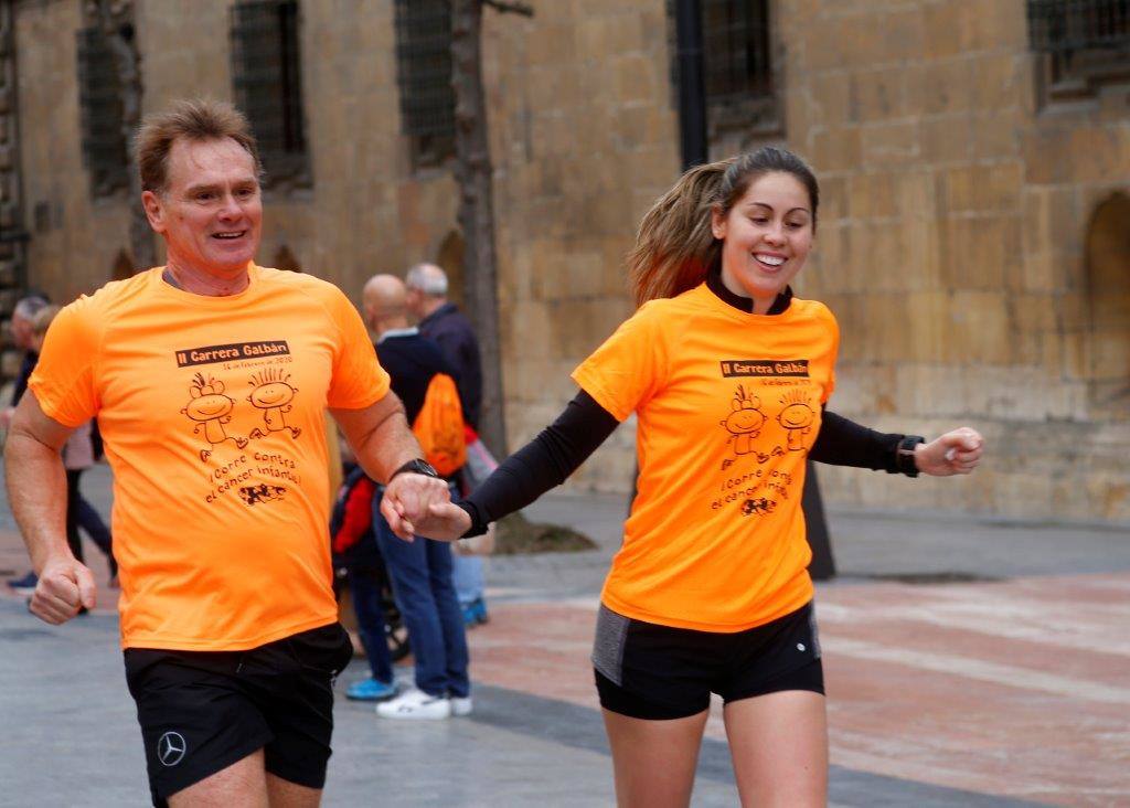 La capital del Principado acogió la II Carrera Galbán para recaudar fondos contra el cáncer infantil