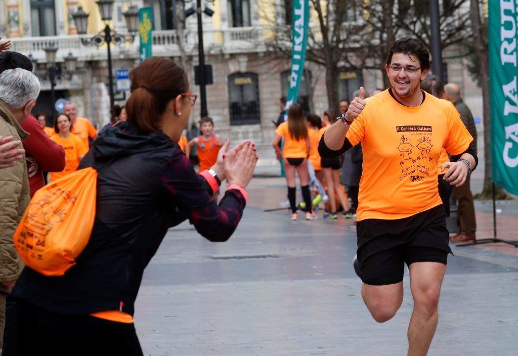 La capital del Principado acogió la II Carrera Galbán para recaudar fondos contra el cáncer infantil