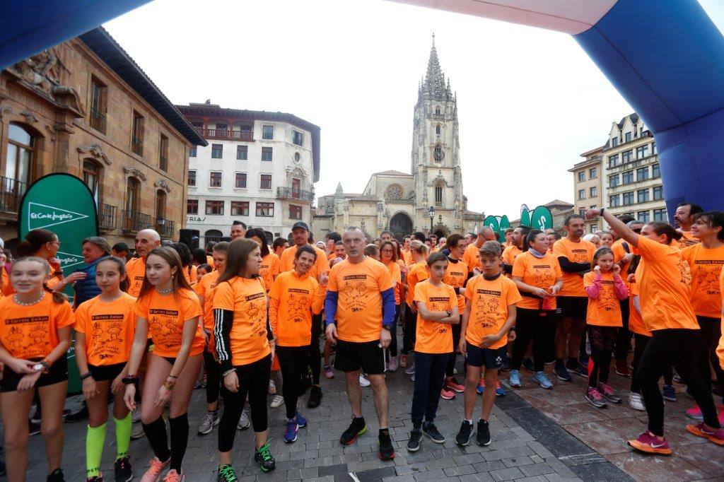 La capital del Principado acogió la II Carrera Galbán para recaudar fondos contra el cáncer infantil