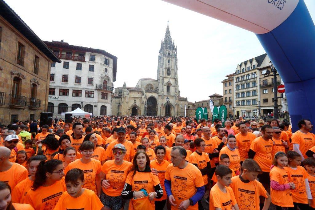 La capital del Principado acogió la II Carrera Galbán para recaudar fondos contra el cáncer infantil