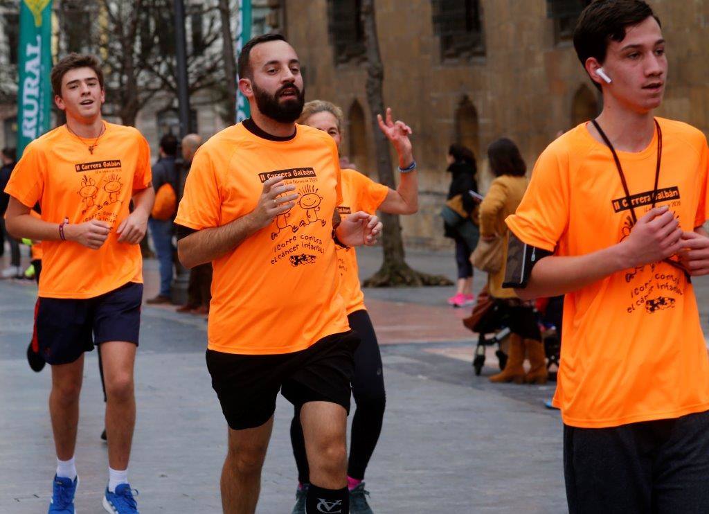 La capital del Principado acogió la II Carrera Galbán para recaudar fondos contra el cáncer infantil