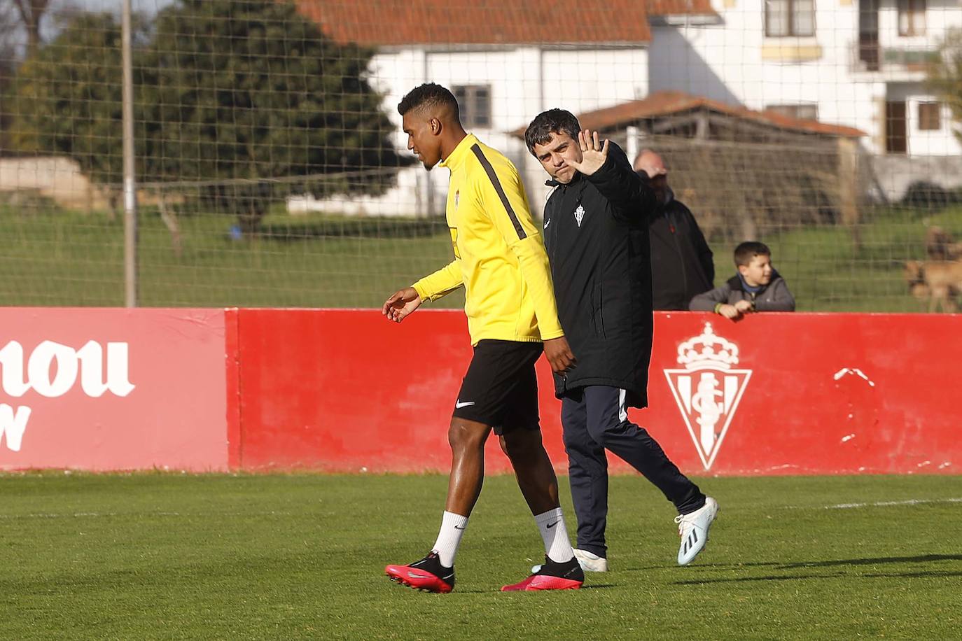 Fotos: Entrenamiento del Sporting (18-02-2020)