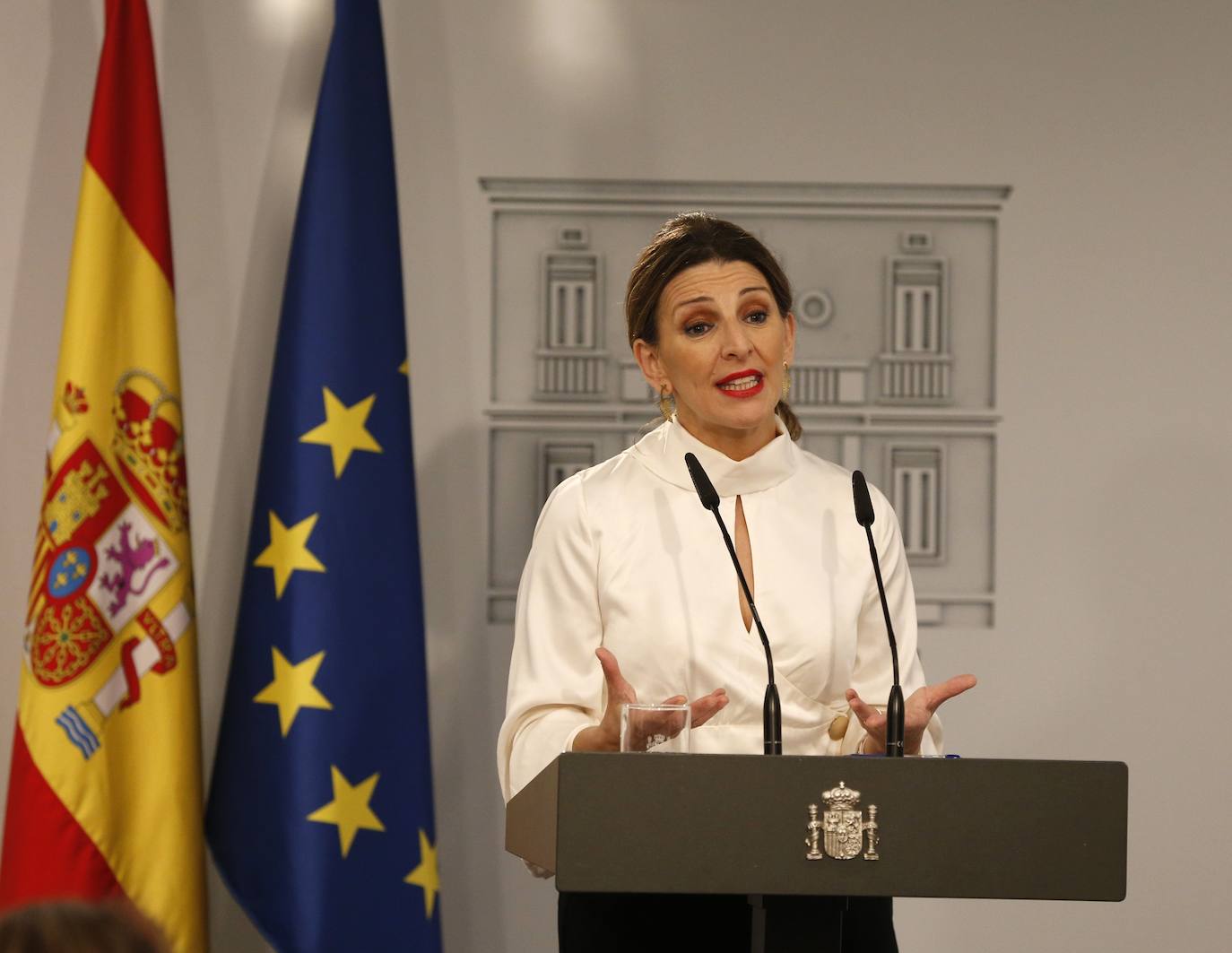  La ministra de trabajo, Yolanda Díaz. 