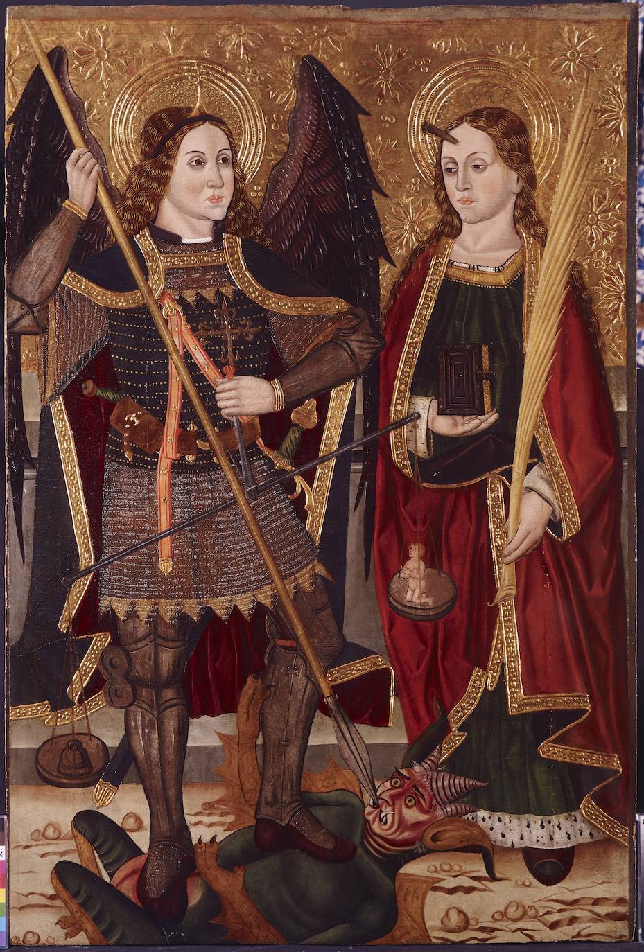 'San Miguel y Santa Engracia'; de Juan de la Abadía, 1490