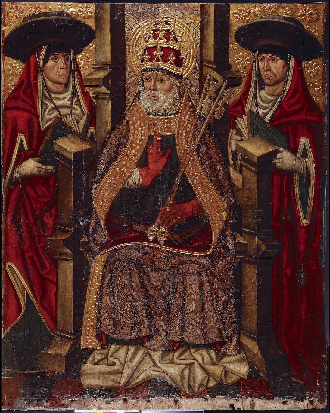 'San Pedro entronizado'; de Juan de la Abadía, 1490