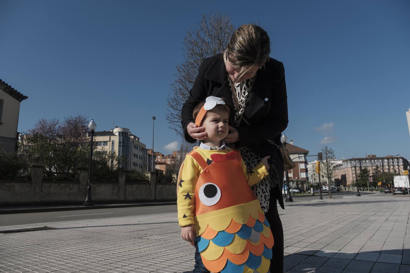 Algunos como los centros de infantil de San Eutiquio, El Bibio, Gloria Fuertes o Jovellanos hicieron que los más pequeños disfrutaran de una jornada especial