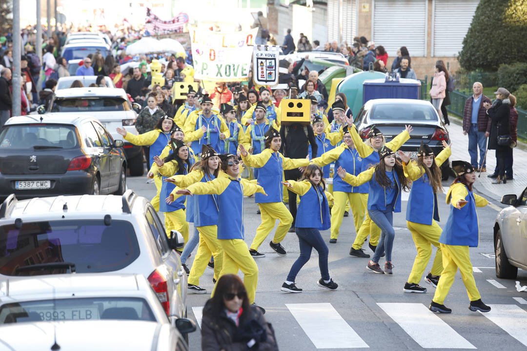 Fotos: Antroxu en la zona oeste de Gijón