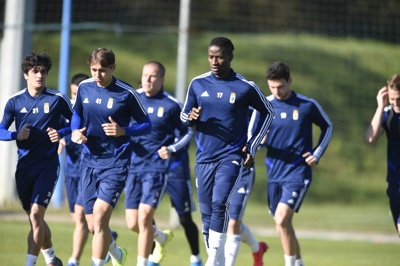 Los azules siguen con su preparación para el partido ante el Lugo