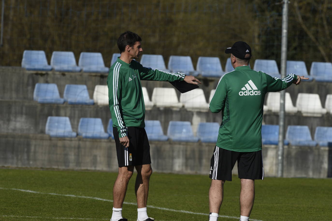 Los azules siguen con su preparación para el partido ante el Lugo