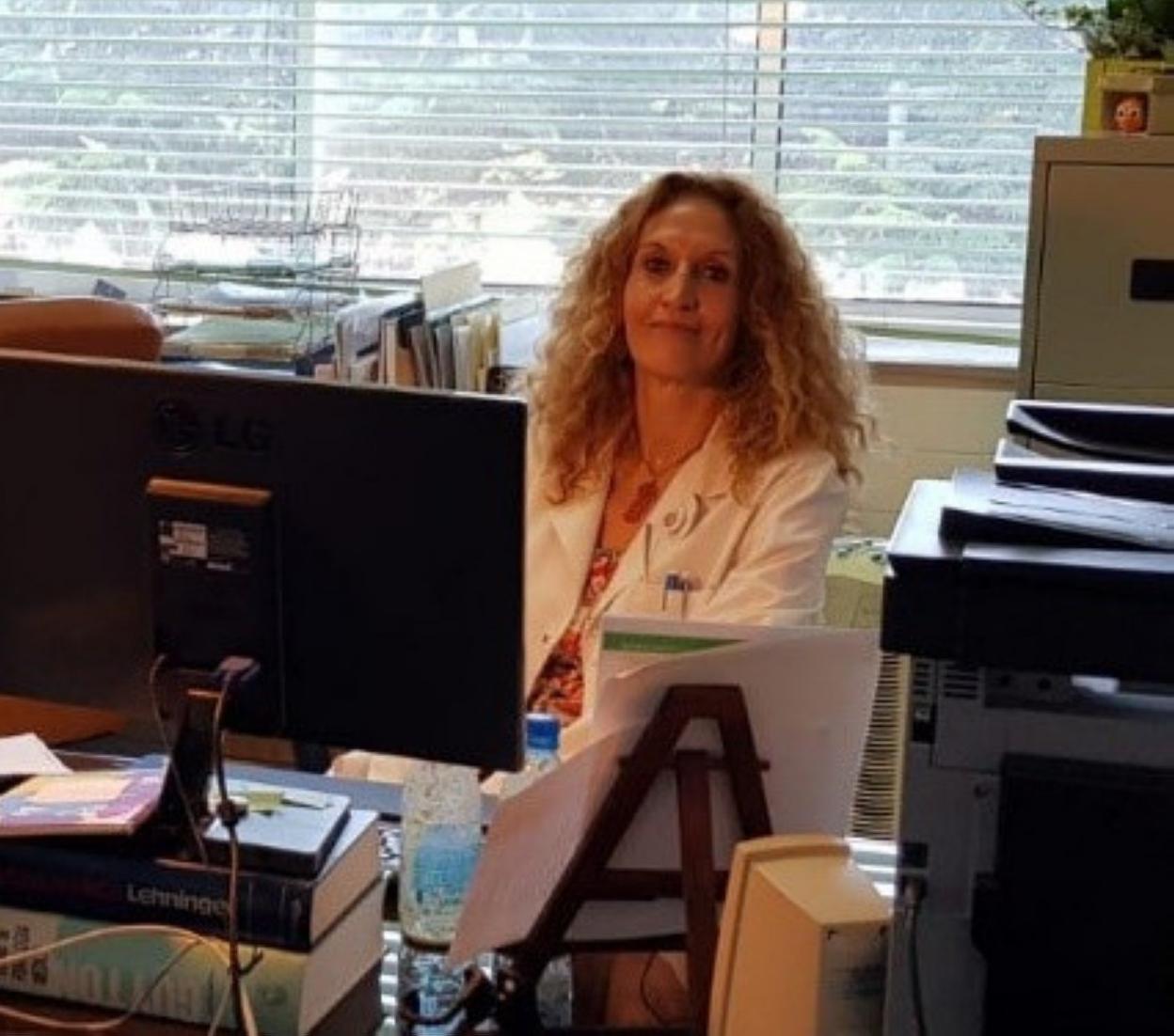 Raquel Marín, en su despacho. 