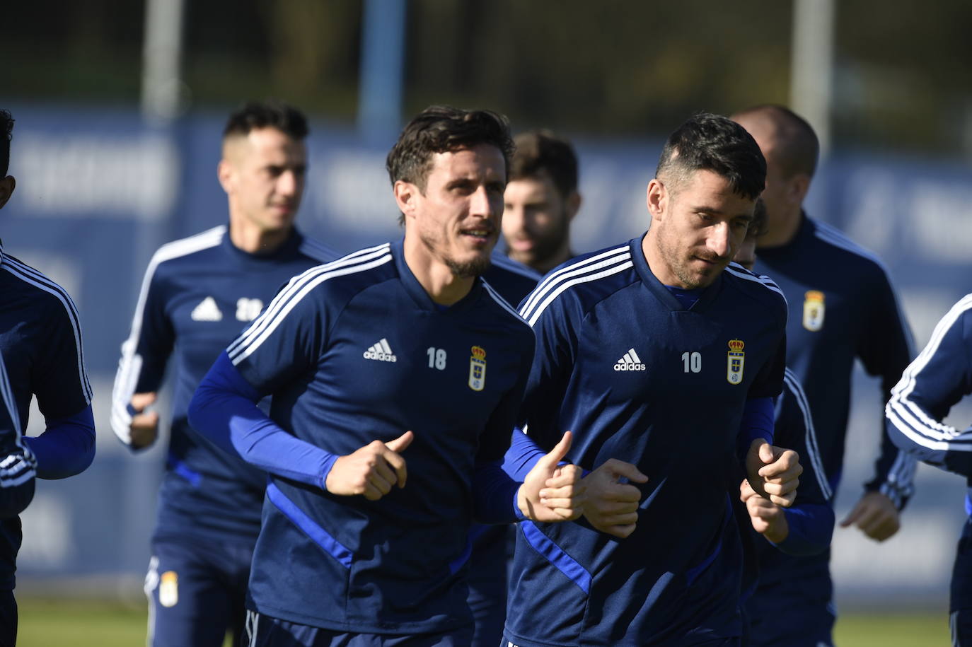 Los azules preparan su próximo encuentro frente al Lugo