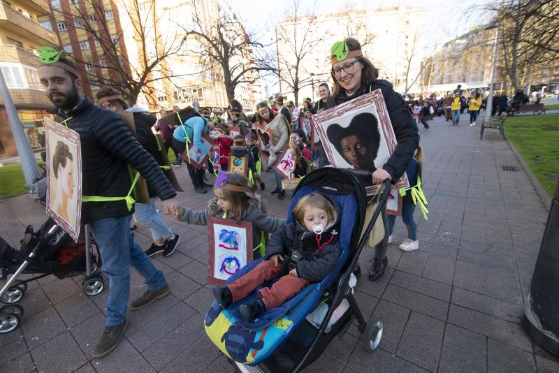 Fotos: Escolinos antroxaos a buen ritmo
